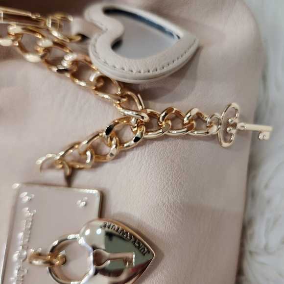 🔹️Juicy Couture🔹️ Exclusive ROLLING ON satchel Shoulder Bag Sandstone - Picture 5 of 10